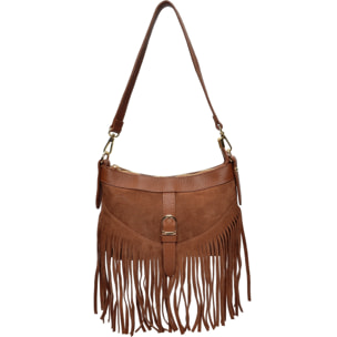 Borsa a tracolla Anna Luchini Cammello