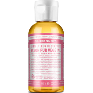 Savon liquide Fleur de cerisier  - Un savon de Castille liquide naturel 18-en-1