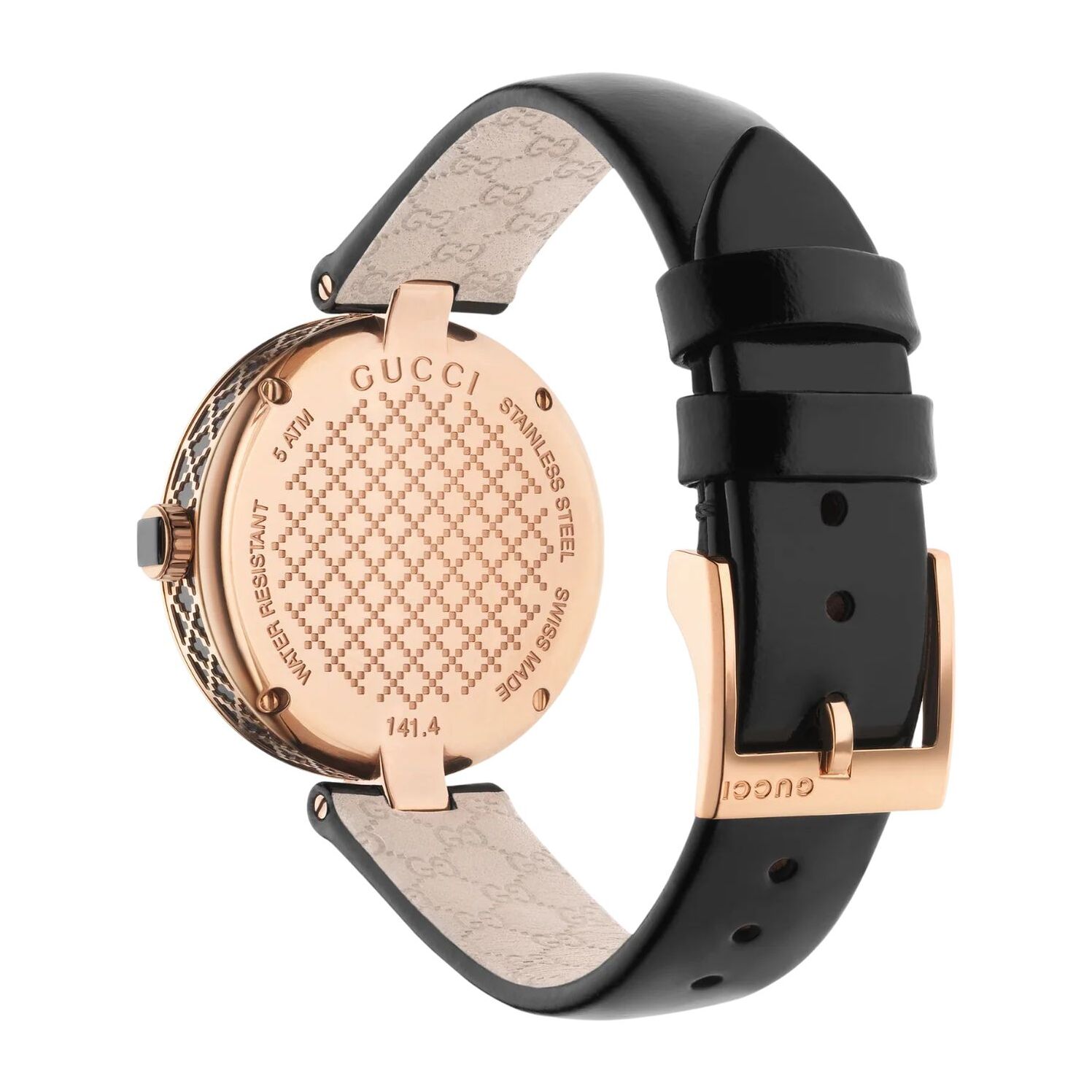 Reloj Gucci YA141401 Mujer Analogico Cuarzo con Correa de Cuero