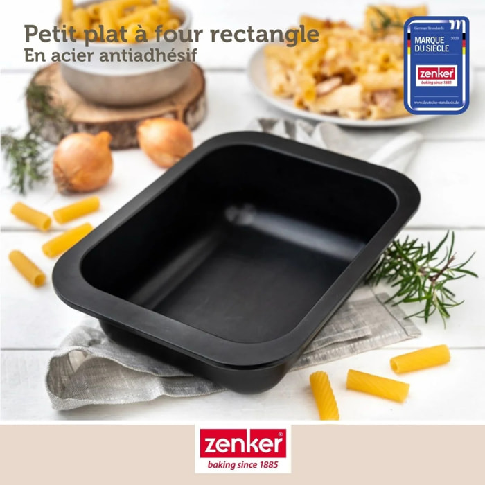 Lot de 2 plats four 17,5/24 cm en acier avec 2 ustensiles Zenker Special cooking