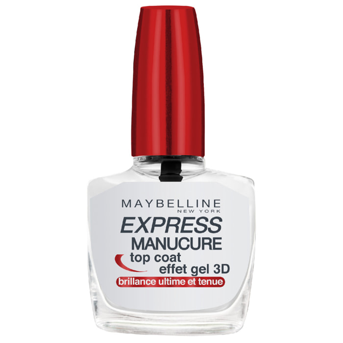 Maybelline Express Manucure Top Coat Effet Gel 3D