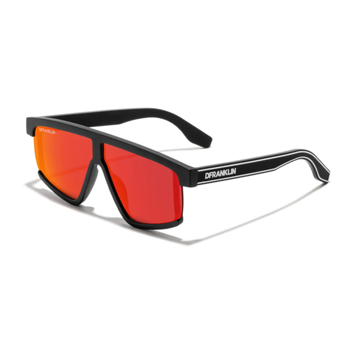 Gafas de Sol Alpha Matt Black / Red D.Franklin