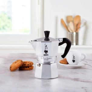 Cafetière italienne BIALETTI Moka Express Argent - capacité 6 tasses