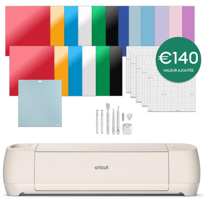 Machine de découpe CRICUT Bundle Explore 4 Seashell