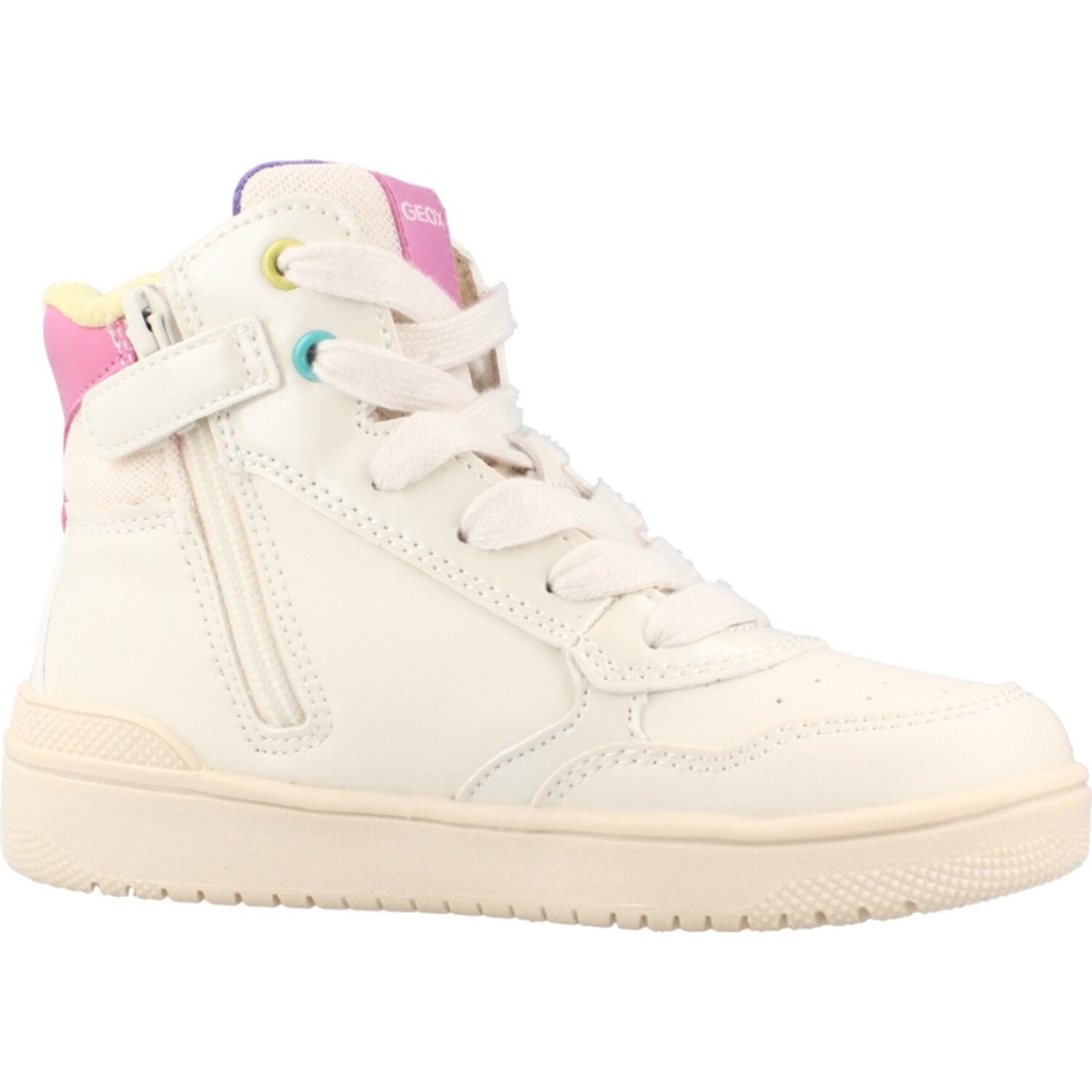 Zapatillas Niña de la marca GEOX  modelo J56HXE 0BCKN BLANCO