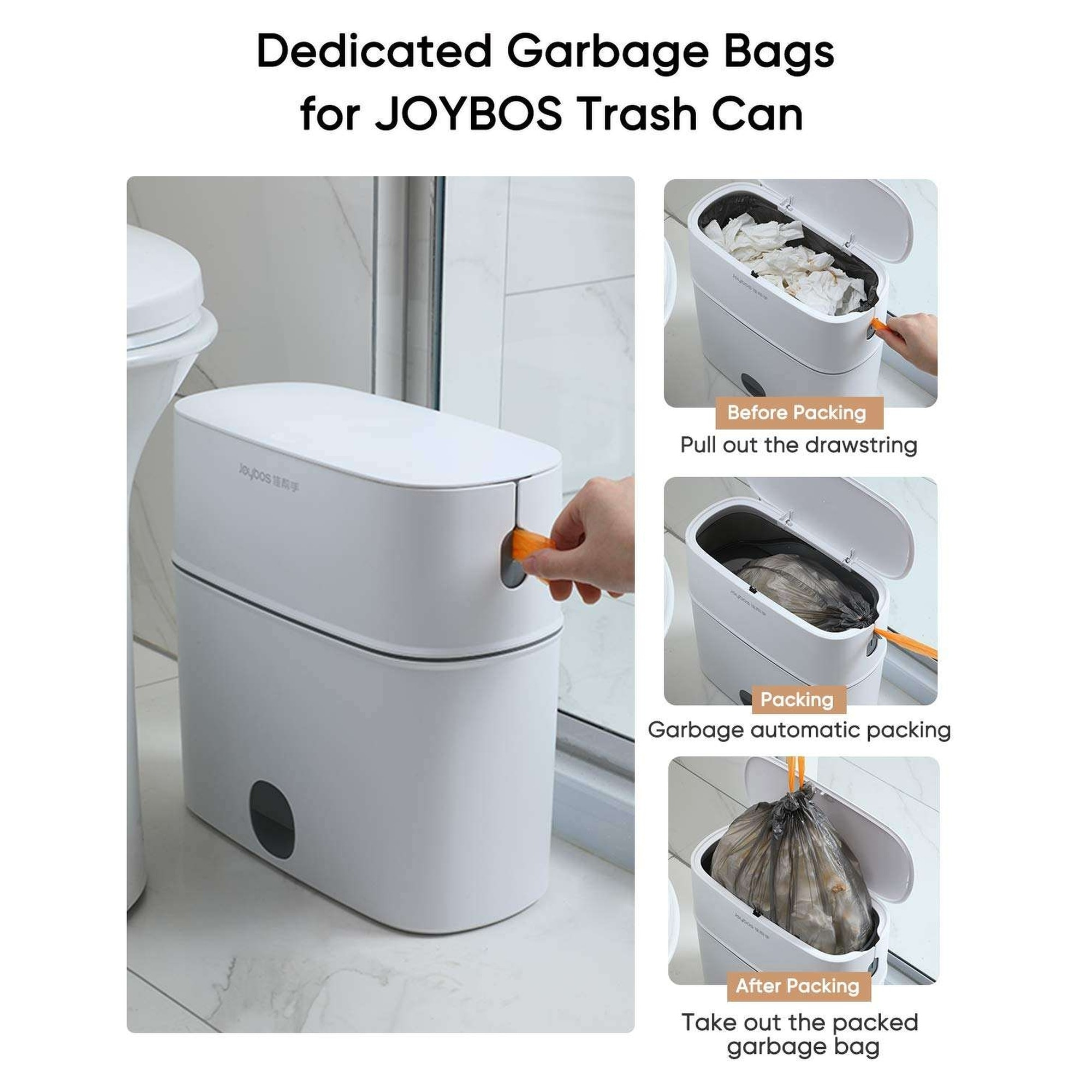 Cubo de basura para baño joybos