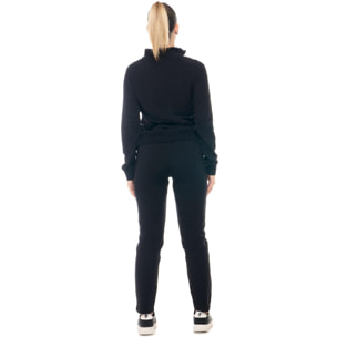 Chándal con cuello y cremallera para mujer Leone Be Glam