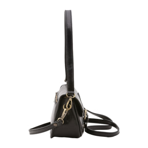 Borsa a tracolla da donna - Modello False - Vera pelle - 14.0 x 23.0 x 9.0 cm
