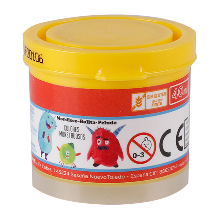 PACK 6 UDS TEMPERA 40 ml GIALLA