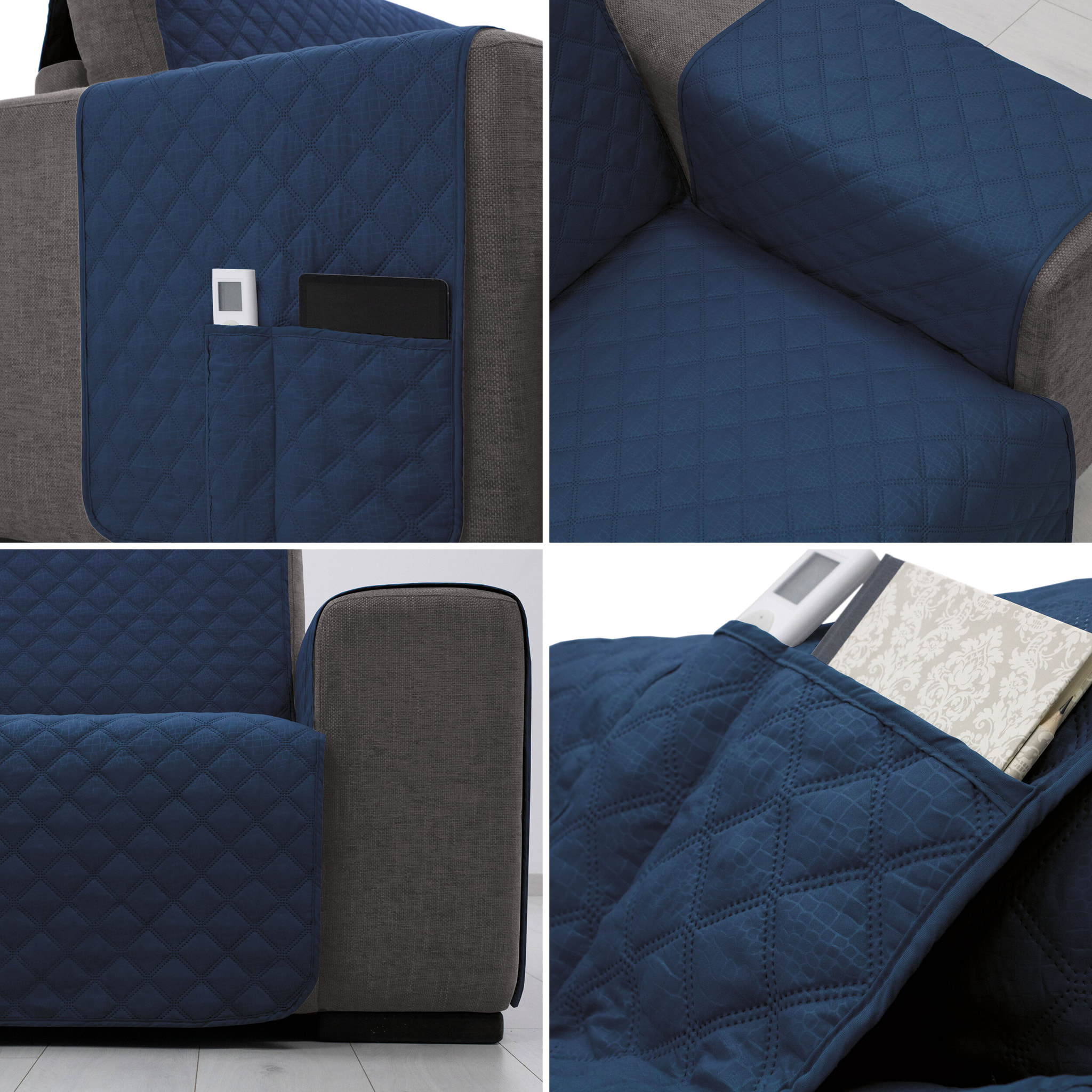 Cubre Sofá ACOLCHADO REVERSIBLE modelo JENNY