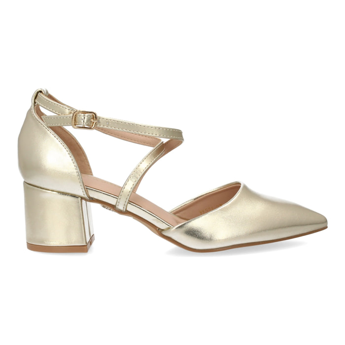 Zapato tacón cómodo elegante para mujer