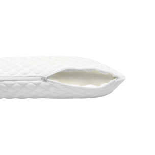 Guanciale Memory Foam Modello Saponetta con Federa Massaggiante Cuscino Sfoderabile, Traspirante e Morbido