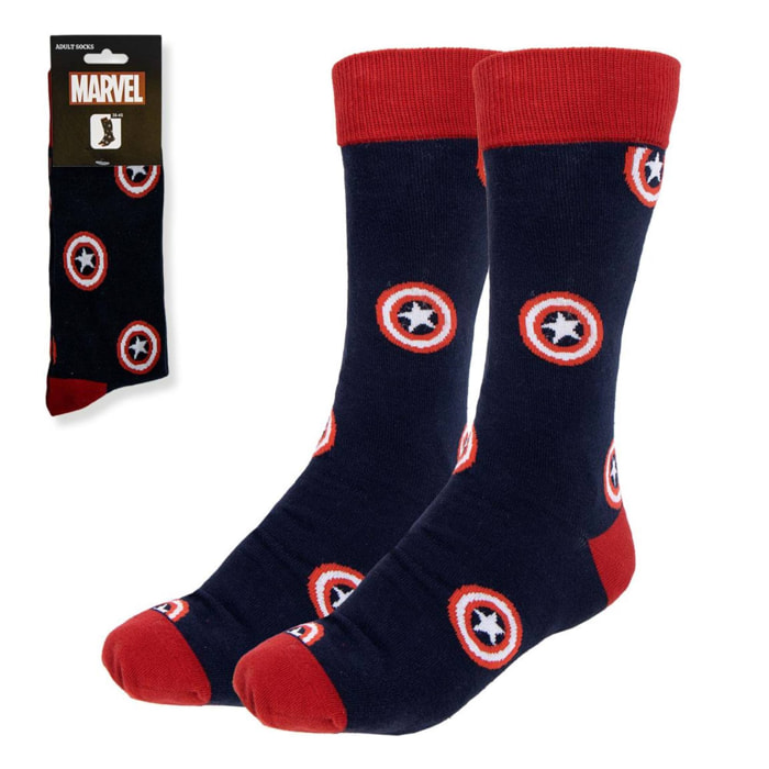 Calcetines marvel diseño capitán américa