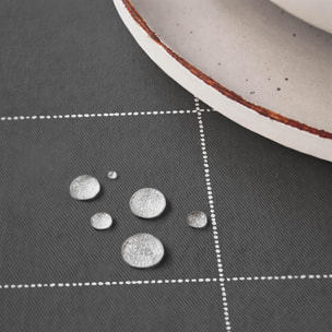 Nappe anti-taches TRAMA ANTHRACITE - en 100 % coton