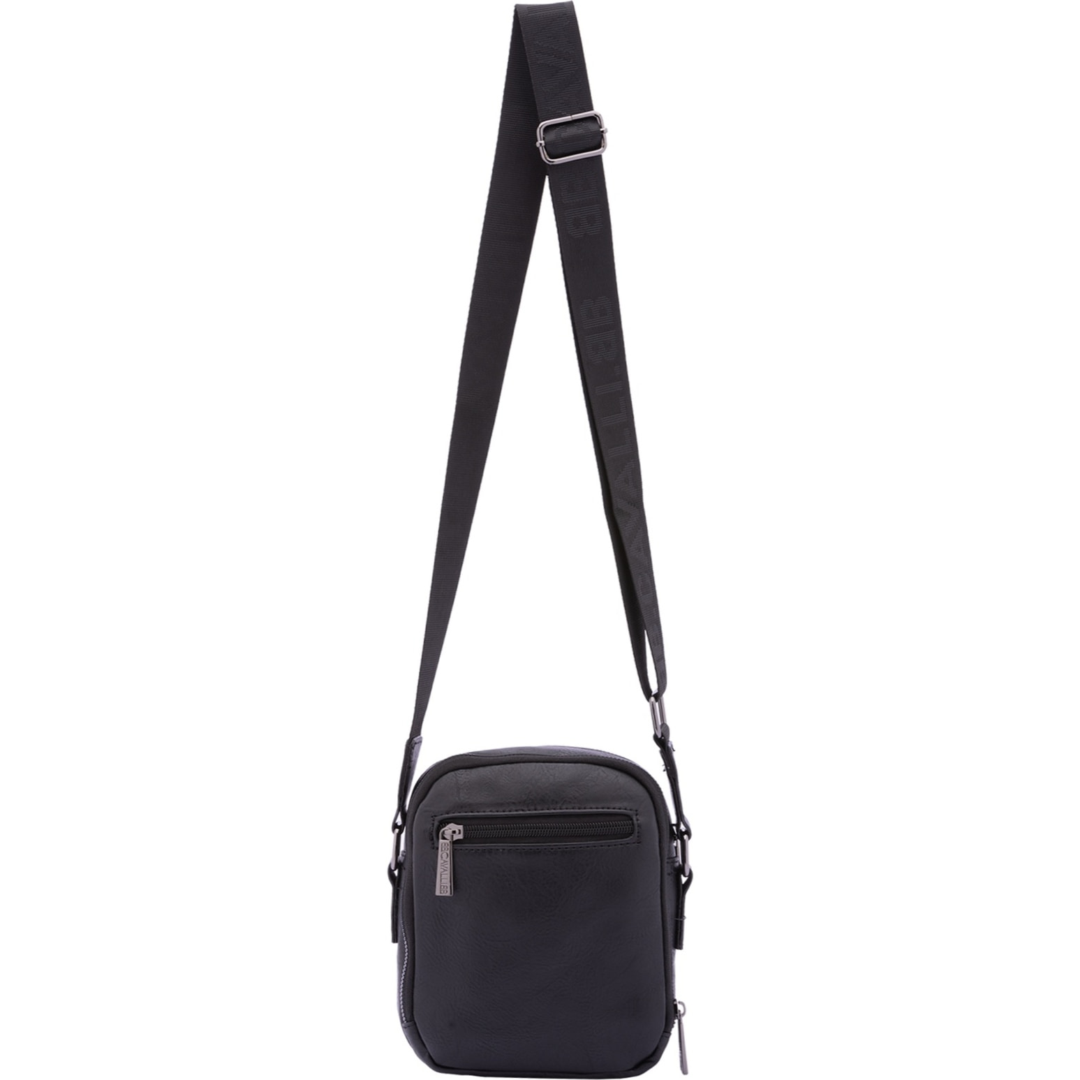 Borsa a tracolla da uomo - Modello False - Ecopelle - 18.0 x 15.0 x 9.0 cm