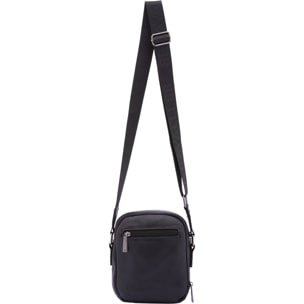 Borsa a tracolla da uomo - Modello False - Ecopelle - 18.0 x 15.0 x 9.0 cm