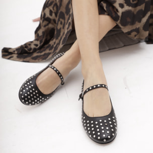 BALLERINA BORCHIE CHOCOLA' NERO