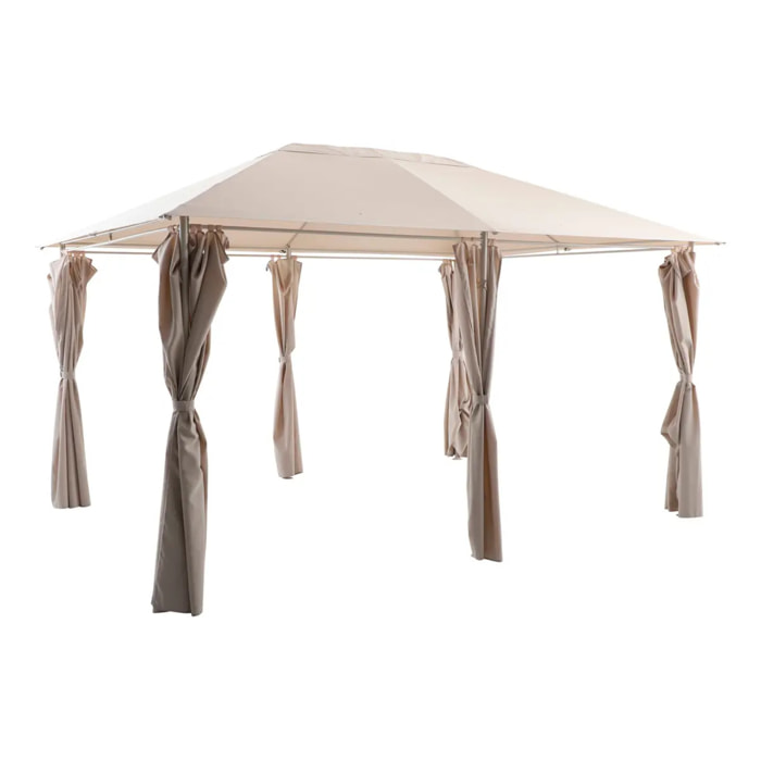 Tonnelle Santorini argile 4x3m