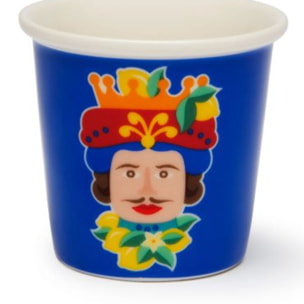 Set 6 Bicchierini Caffè Excelsa – Sicilian Rhapsody, New Bone China Multicolore