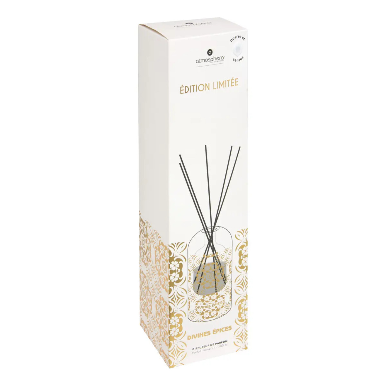 Diffuseur de parfum Ilan 500ml verre épices