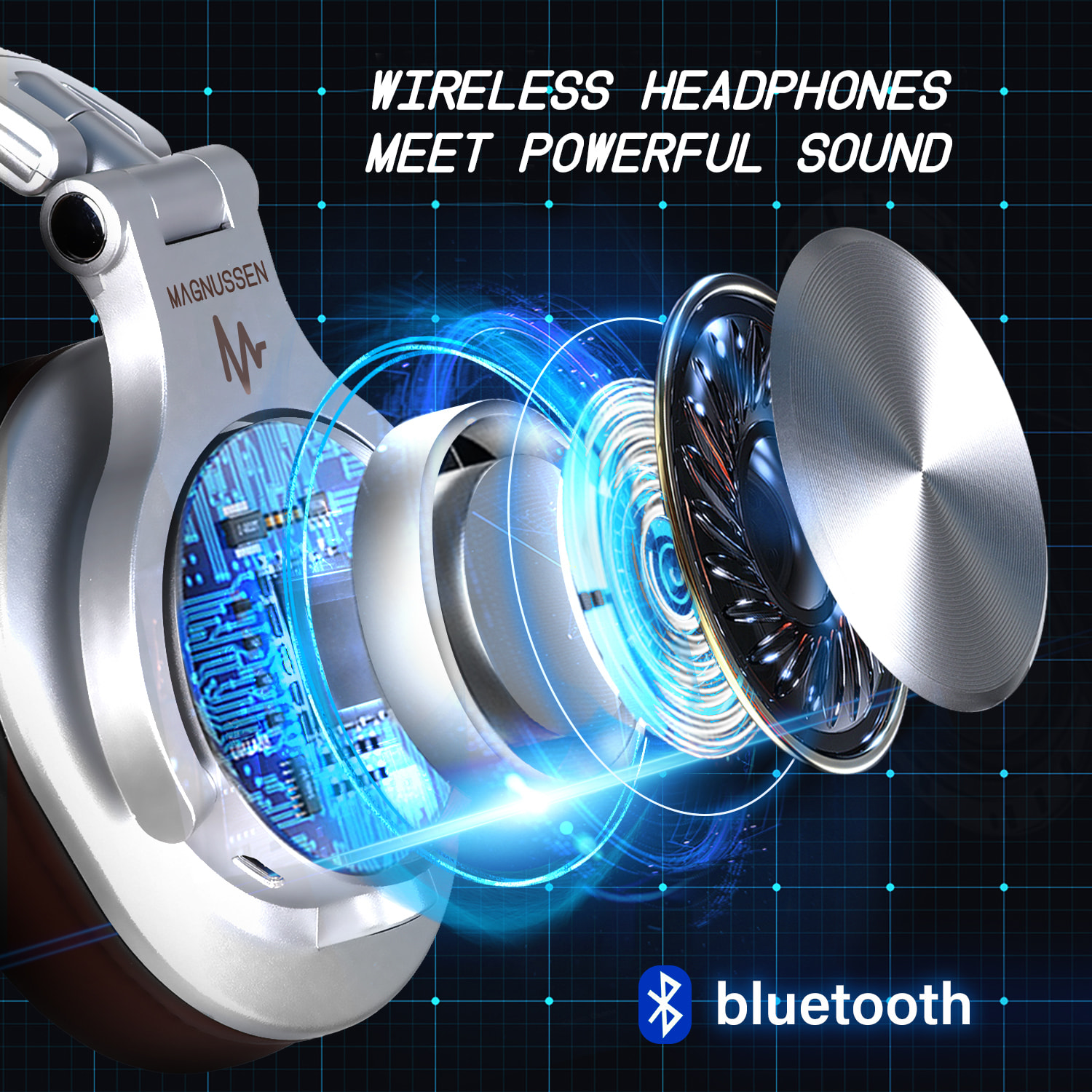MAGNUSSEN H6 HEADPHONES en color Dorado