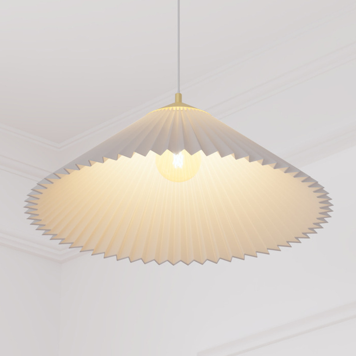 Suspension Jil blanc D49cm