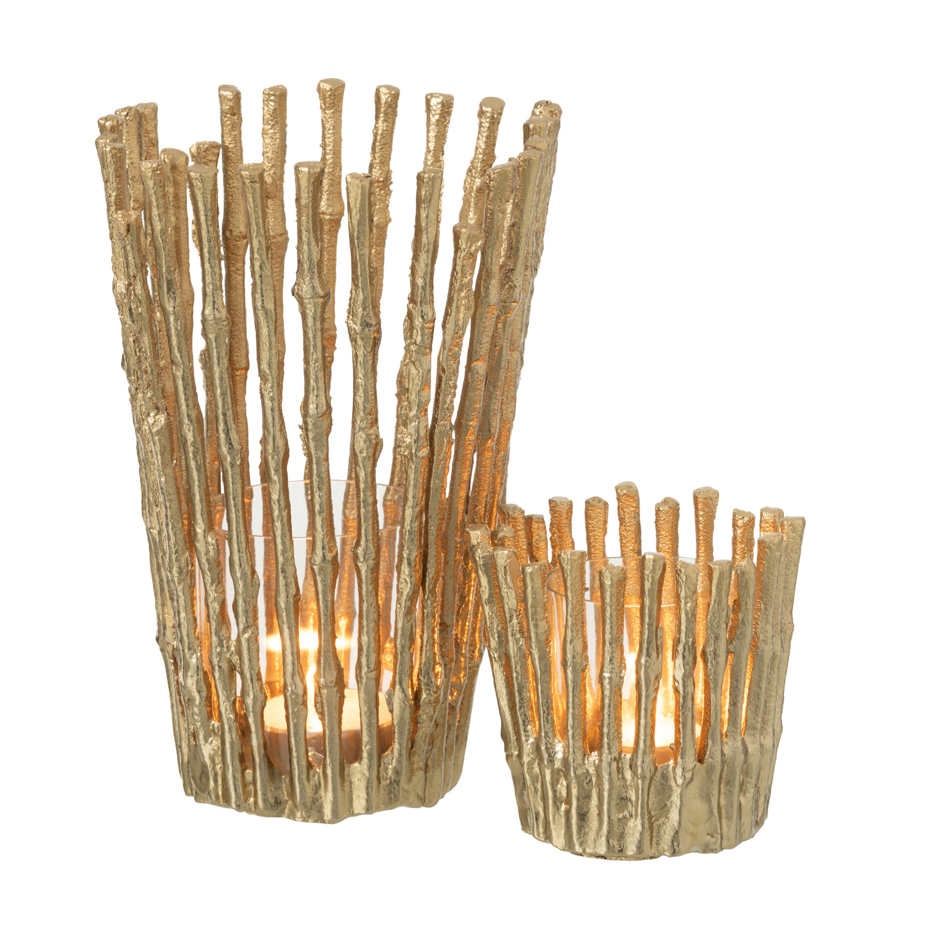 J-Line bougeoir - aluminium - or - large