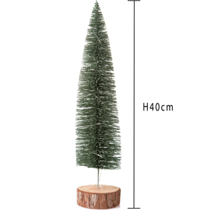 Albero con led - Pezzi 4 - 9,5xH40x9,5cm - Bianchi Dino SpA