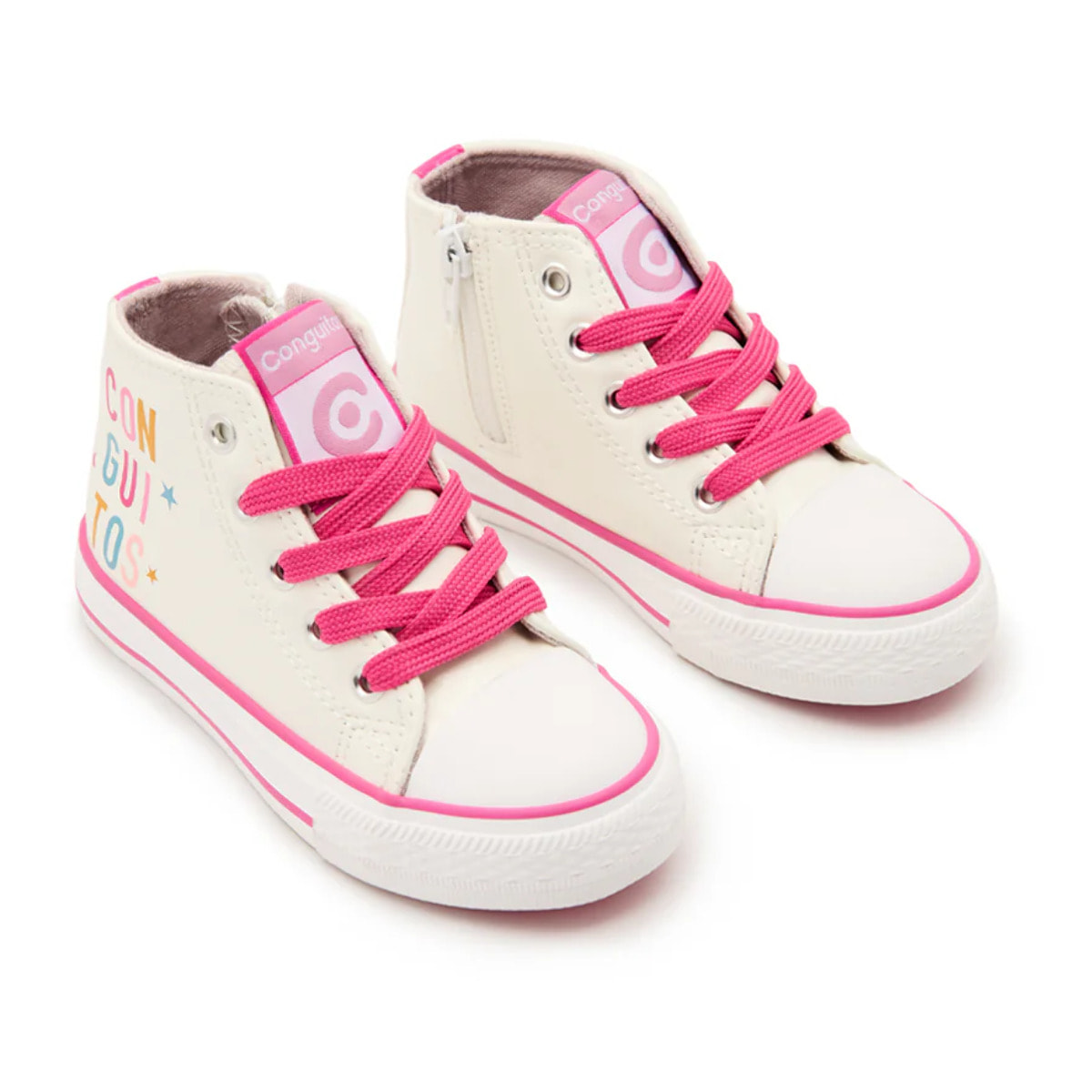 Zapatillas Altas Conguitos Blanco