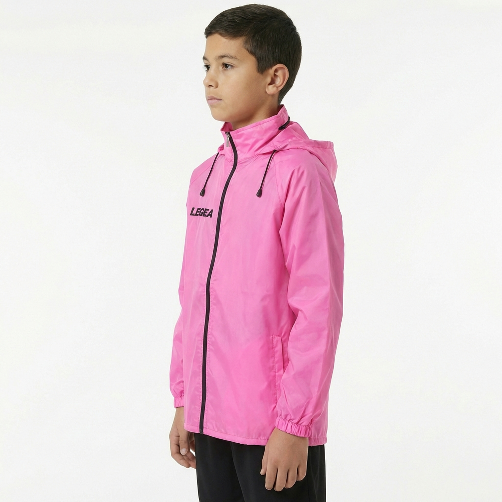 Giacca impermeabile da pioggia CAIRO rosa fluo