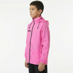 Giacca impermeabile da pioggia CAIRO rosa fluo