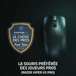Souris Gamer Sans Fil RAZER Viper V3 Pro Noir