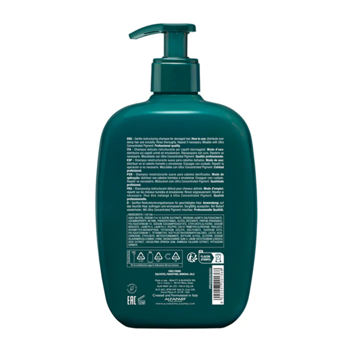 ALFAPARF MILANO Semi Di Lino Reparative Low Shampoo 500ml