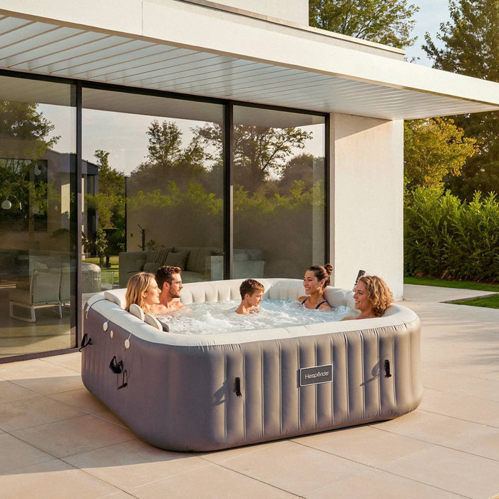 Spa gonflable 5 places taupe