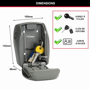 Boite à clés MASTERLOCK Fixation murale - 5415EURD