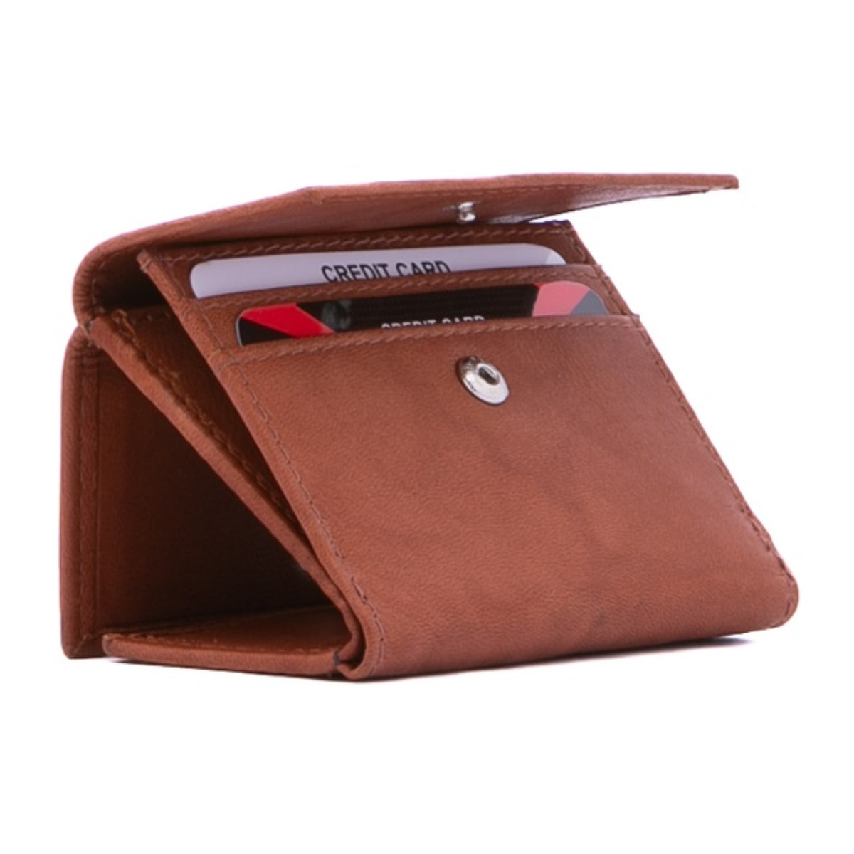 Portafoglio donna - Modello False - Ecopelle e poliestere - 10.0 x 7.5 x 2.0 cm