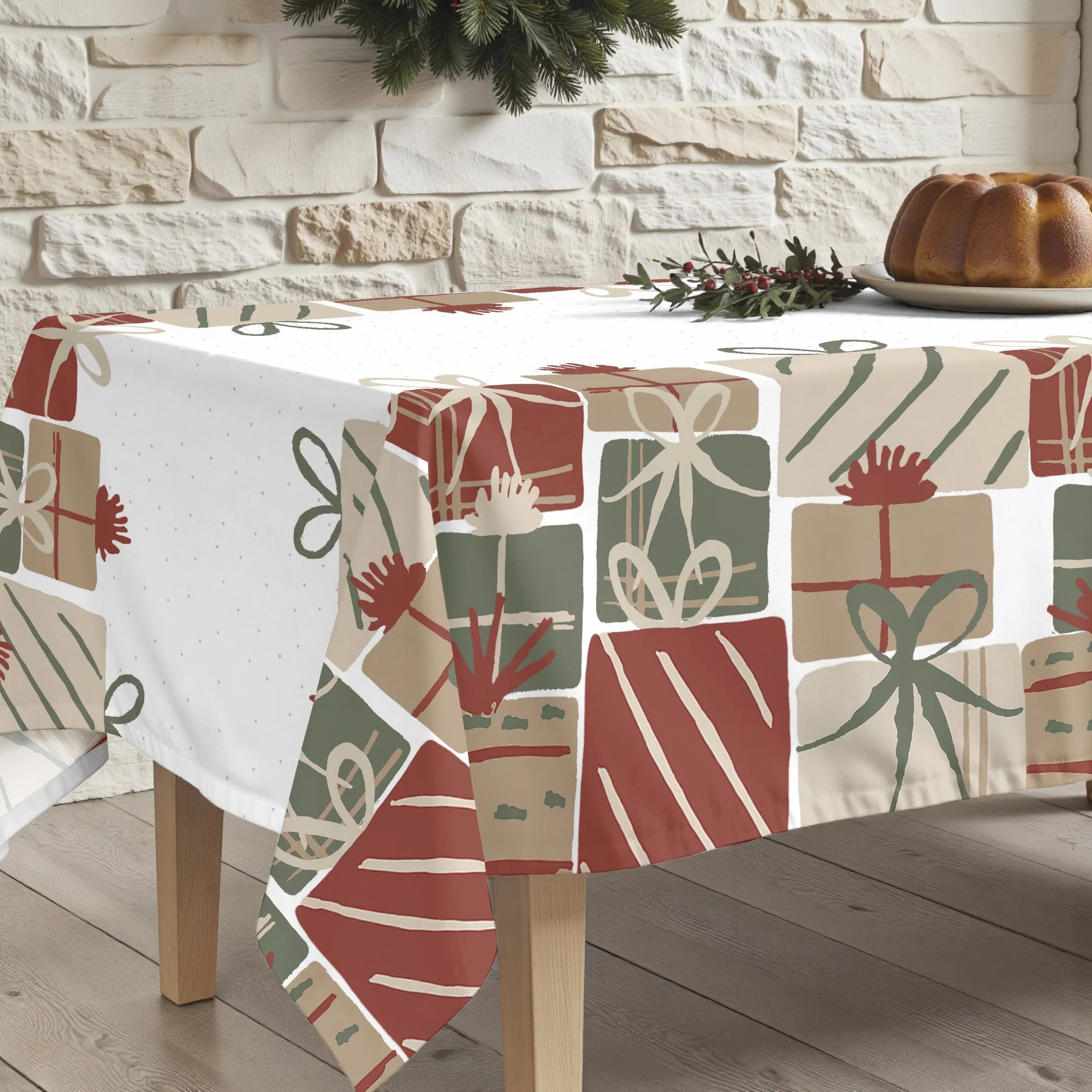 Nappe en résine Anti-tâches Christmas Present