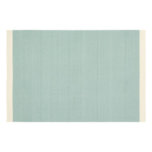 Set de table tissé avec liseré - Bleu