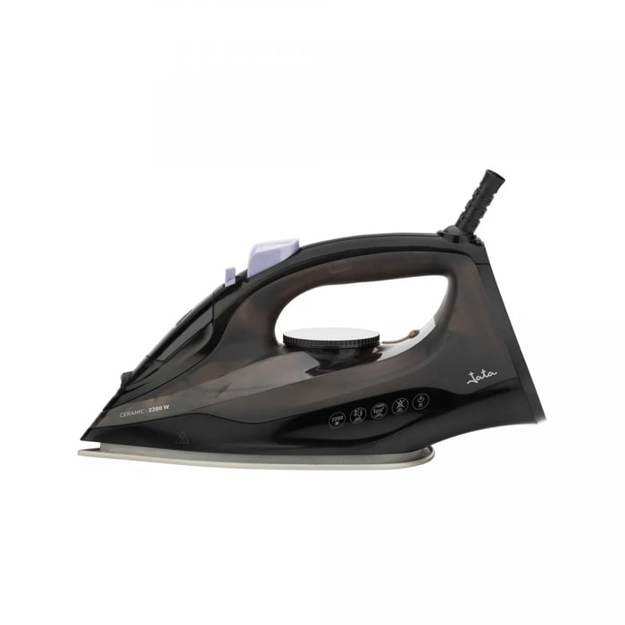 Plancha de vapor JATA JEPL2241 con suela cerámica. Vapor vertical. Vapor extra. 2200 W