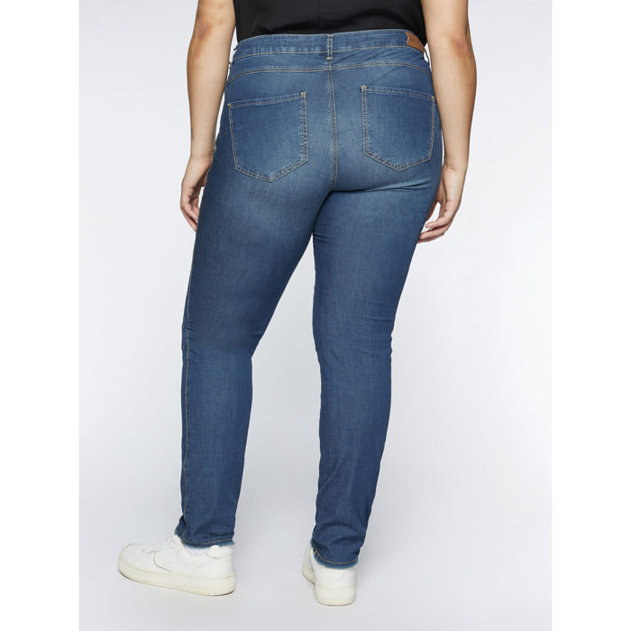 Fiorella Rubino - Vaqueros skinny en denim ligero - Azul