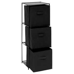 Etagère 3 niveaux Mix'n Modul noir