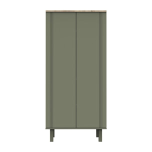 Armoire 2 portes avec rainures