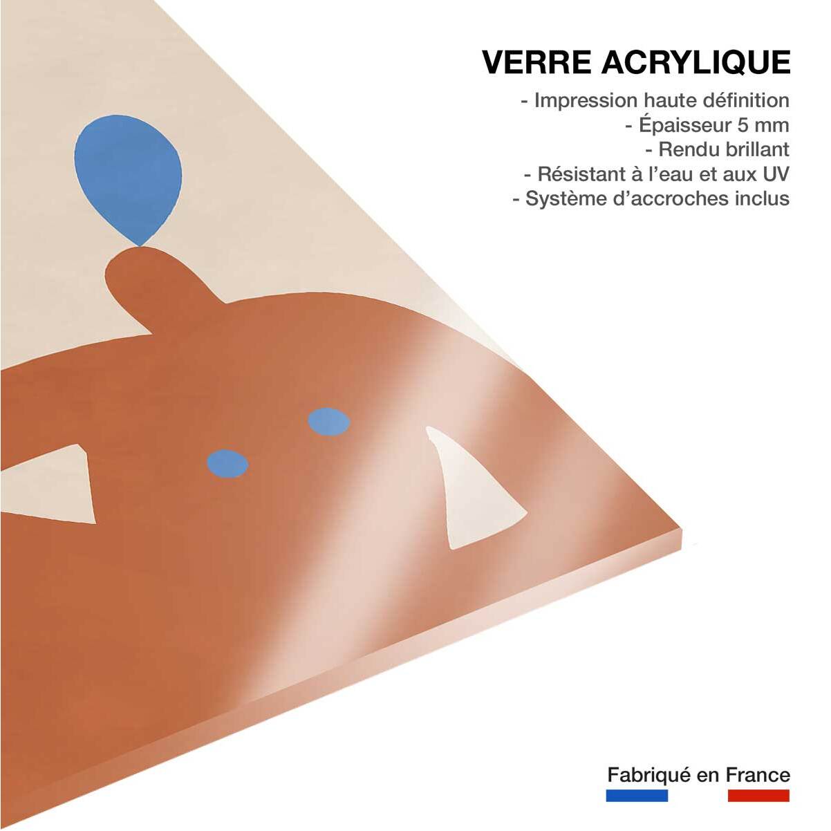 Tableau miss terracotta Tableau plexiglas