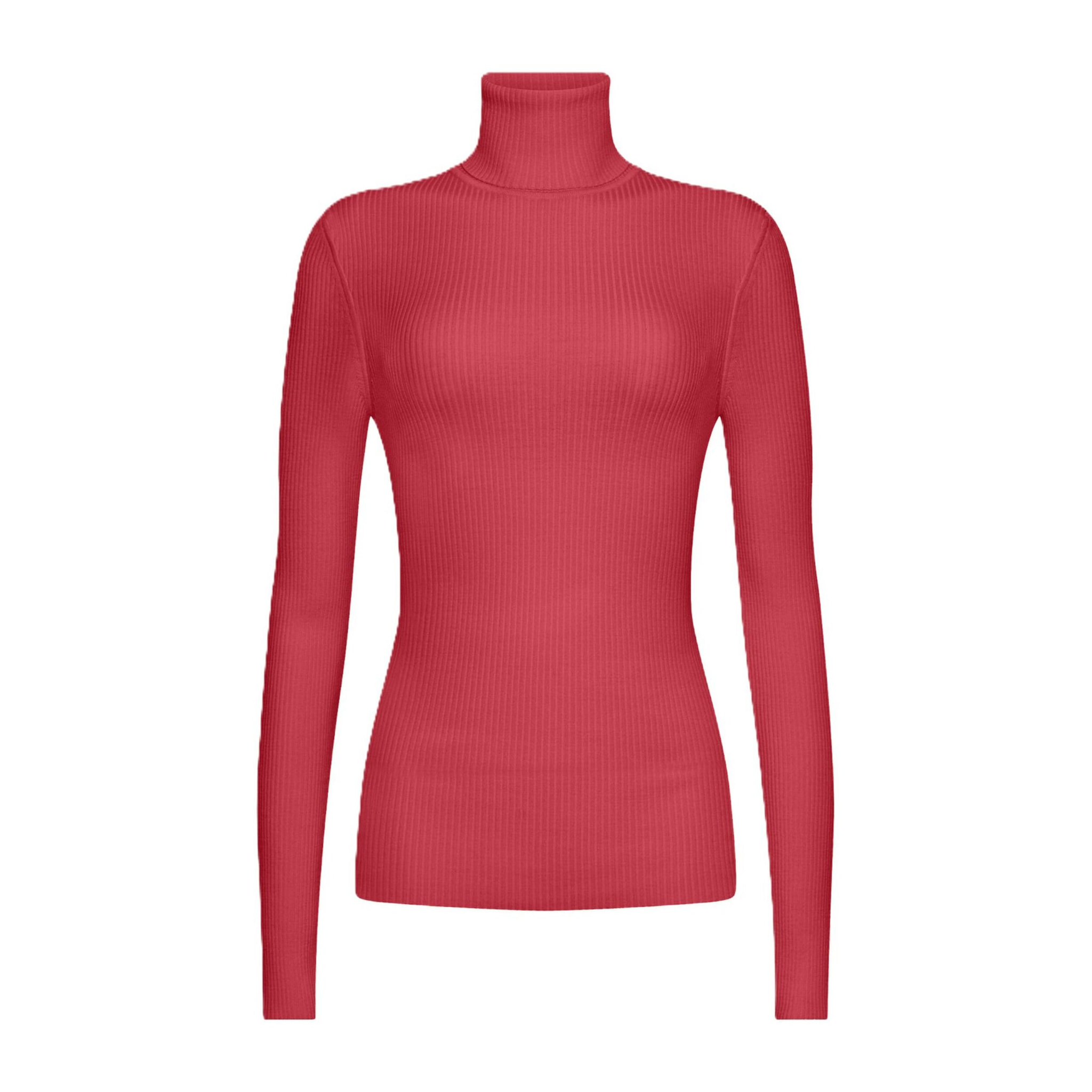 Top a maniche lunghe Merino Fine Rib Top Long Sleev