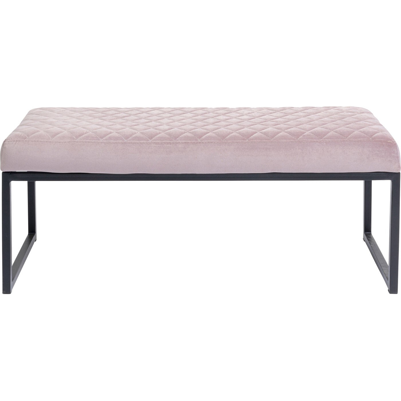 Banc Smart 90x40cm noir et rose Kare Design