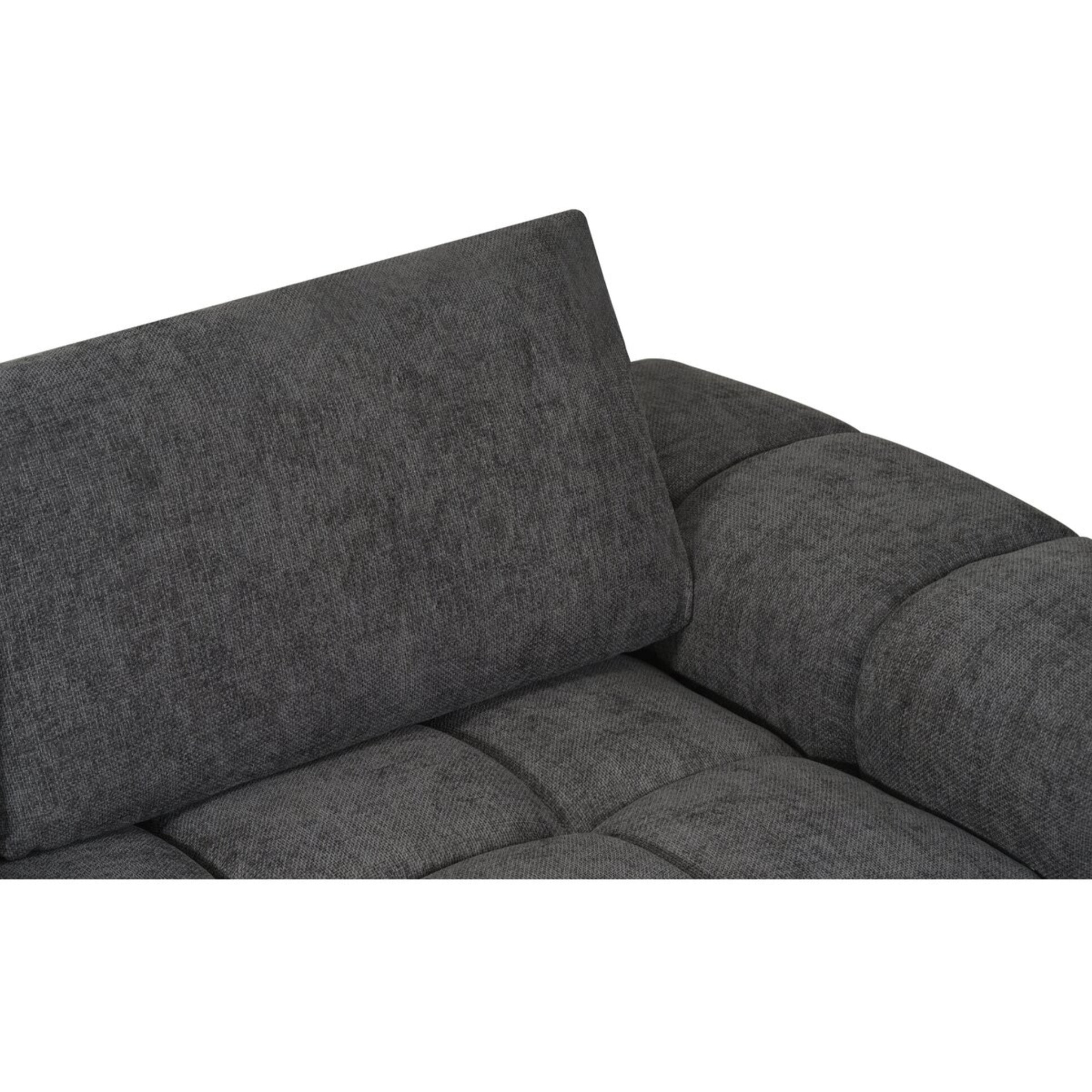 Canapé d'angle "Monceau" - 3 places - Gris