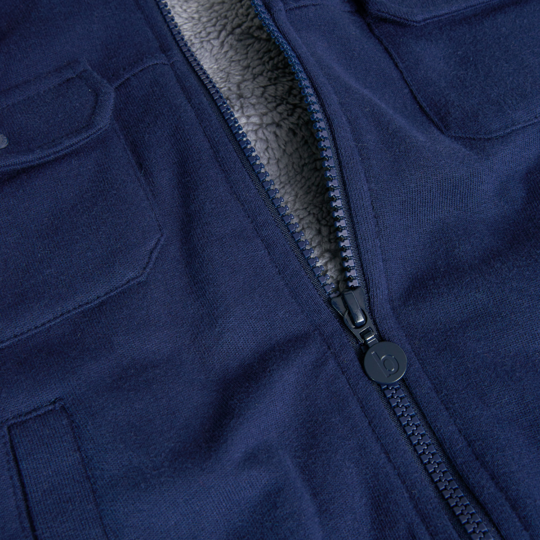 Cazadora felpa con capucha de niño -BCI