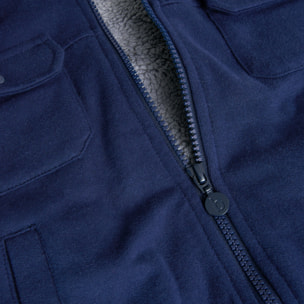 Cazadora felpa con capucha de niño -BCI