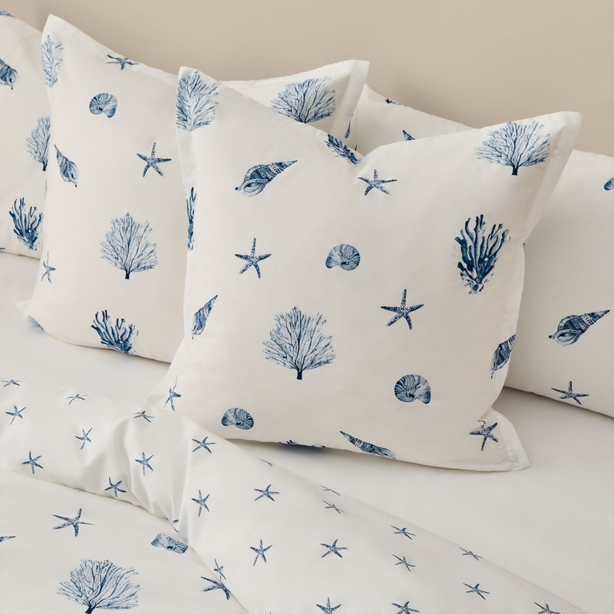Funda nórdica de algodón percal 180 hilos marinero Crea color azul 100% Algodón percal