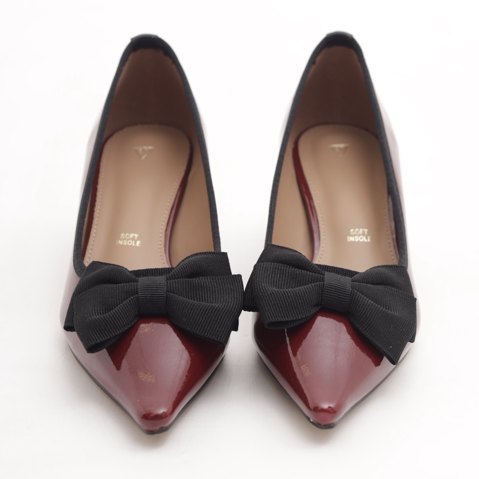 DECOLLETE FIOCCO BORDEAUX